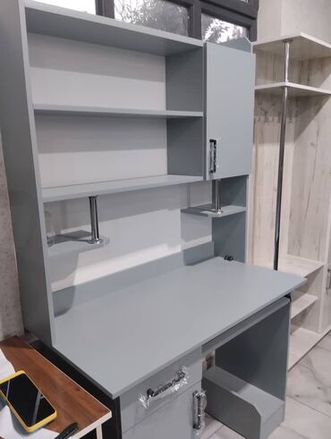 Парты: Новые столы компьютерные сом шкафчиком из российского материала длина — 15