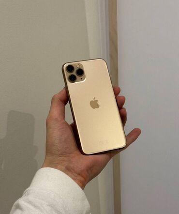 11pro makx ışlenmş: IPhone 11 Pro, 256 GB, Matte Gold, Simsiz şarj, Face ID, Sənədlərlə