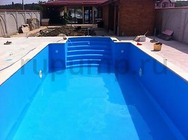 Укладка плитки: Отделка бассейнов мозаикой - Профессиональная облицовка чаш бассейнов — 12