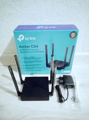 ip камеры tp link wi fi камеры: 2-диап. Wi-Fi роутер Archer C54 AC1200. Идеальное состояние нового