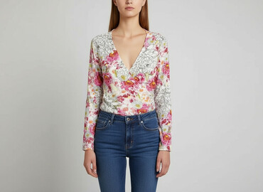 modne bluzki plus size: Жіноча блуза, розмір S