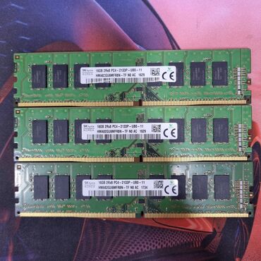 Оперативная память (RAM): Оперативная память, Новый, Hynix, 16 ГБ, DDR4, 2133 МГц, Для ПК