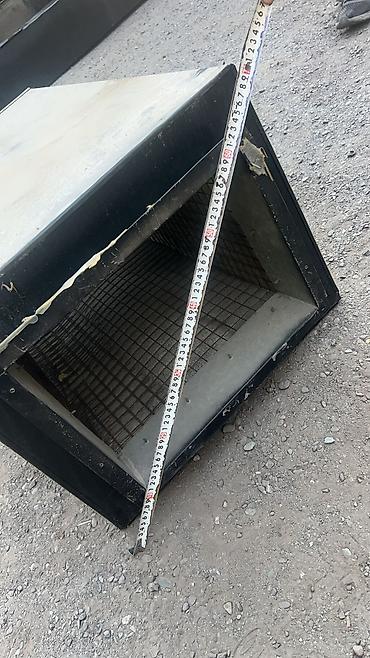 Другие детали вентиляции, охлаждения и отопления: Воздуховоды прямоугольные металлические (черные) - Материал: сталь — 13