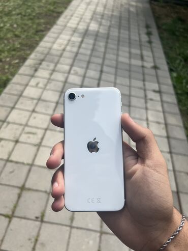 iphone 1 qiymeti: IPhone SE 2020, 64 GB, Ağ, Barmaq izi