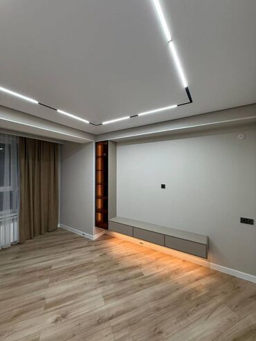 квартира бишкек ахунбаева: 1 комната, 35 м², Элитка, 6 этаж, Дизайнерский ремонт