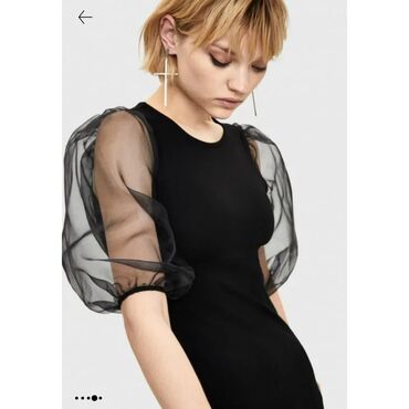 Haljine: Bershka S (EU 36), bоја - Crna, Večernji, maturski, Drugi tip rukava na lalafo.rs — 4 Haljine: Bershka S (EU 36), bоја - Crna, Večernji, maturski, Drugi tip rukava — 4