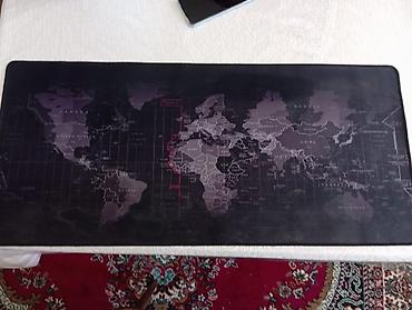 oyun kon: Böyük ölçülü masaüstü mousepad – Dünya xəritəsi dizaynı - Ölçü — 1