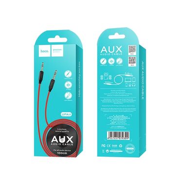 аудиокабель: UPA11 Аудиокабель AUX 1 м с внешней оплеткой из TPE гибкий кабель из