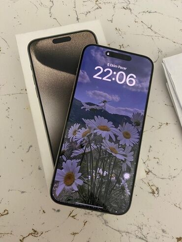 iphone 11 pro ekranı: IPhone 15 Pro, 256 GB, Sənədlərlə