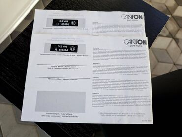 Zvučnici i stereo sistemi: Canton GLE 409 kao NOVO podnostojeće Hi‑Fi zvučnike – par - Tip — 5