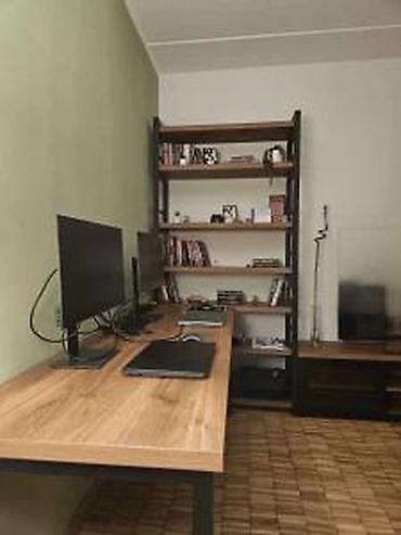 bež sofa: LUX S RADNI STO ZA DVE OSOBE IZRADA PO MERI | Kontakt telefon — 1