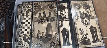 Nərdlər: Taxta nərd–şahmat dəsti - Material: cilalanmış təbii ağac - 2-si — 8