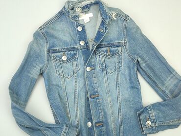 spodnie jeansy zara: Jeans jacket, H&M, 2XS (EU 32), condition - Good