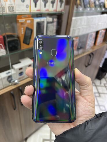 a6 samsunq: Samsung Galaxy A40, 64 GB, rəng - Göy, Barmaq izi, Düyməli, Sənədlərlə