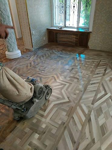 Другие стройуслуги: Шлифуем пол паркет — 6