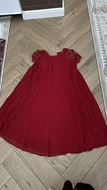 Платья: Повседневное платье, Лето, Длинная модель, Шифон, Прямое, L — 2