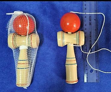 Игрушки: КЕНДАМА-тренажер, Kendama . 17 cm. Новый. Хочешь прокачать ловкость — 1