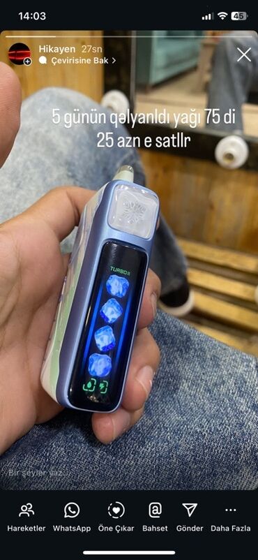 багги на радиоуправлении: Ice King “Mint/Mint” birdəfəlik elektron siqaret (vape) - Dad: Ice