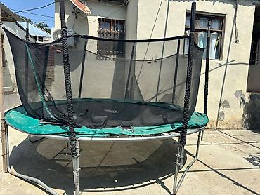 Uşaqlar üçün trampolin - Dairəvi model, təxminən 3–3,5 m diametr - lalafo.az -da Uşaqlar üçün trampolin - Dairəvi model, təxminən 3–3,5 m diametr -