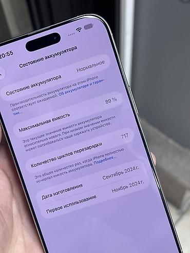 xs 256: IPhone 16 Pro Max, 256 ГБ, цвет — серебристый (на фото). На экране — 5