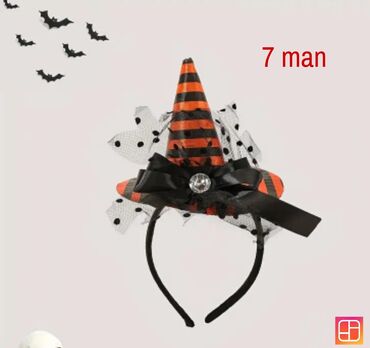 детские демисезонные шапки: Məhsul: Cadugər papağı formalı saç çərçivəsi (headband) Təsvir: -