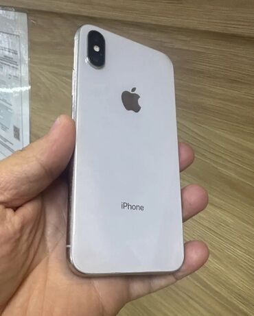 табылга бытовая техника: IPhone X, Күмүш, 100 %