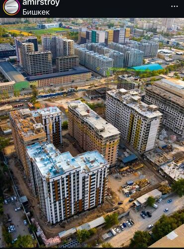 хайтек дом бишкек: 2 комнаты, 72 м², Элитка, 2 этаж, ПСО (под самоотделку)