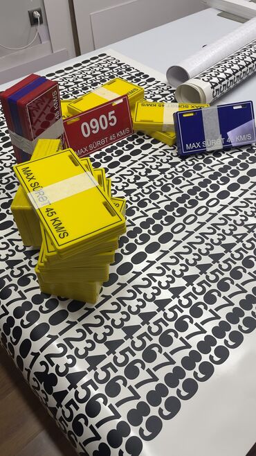 Mopedlər,skuterlər: 49cc motolar ucun nomreler satilir,tek tek alishda 8azn,10ve daha — 3