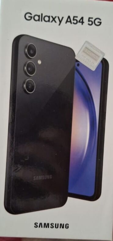 telefon a54: Samsung Galaxy A54 5G, 128 GB, rəng - Qara