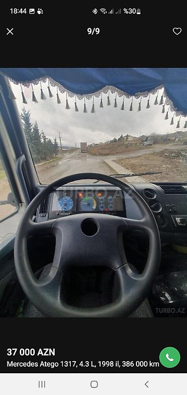 mercedes yan güzgü: Mercedes-Benz 1317, 1998 il, motor 4.3 l, Bort, İşlənmiş — 9