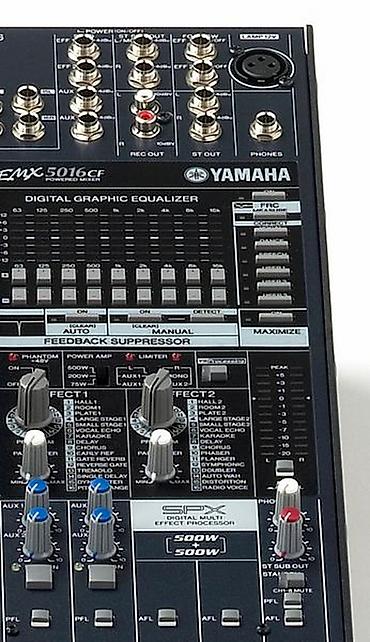 fort salon: Yamaha 16 Kanal Aktiv Miksher Pult 500+500 1000 Wat qucunde 4 — 5