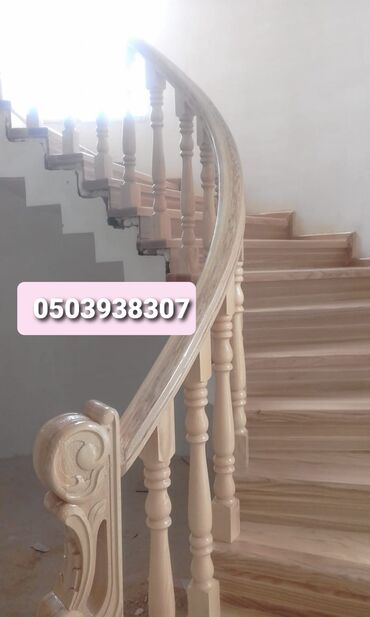 Digər tikinti xidmətləri: Sərfəli Qiymətdə Taxta Pilləkənlərin hazırlanması.Zəmanət var.Pulsuz — 4