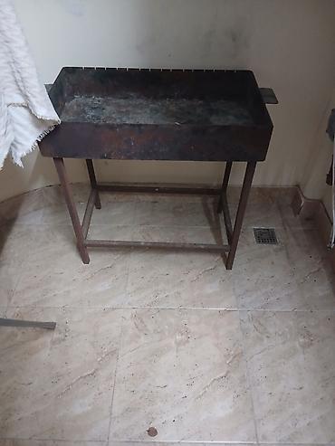 Metaldan hazırlanmış mangal/şaşlıq sobası - Material: qalın divarlı lalafo.az -da Metaldan hazırlanmış mangal/şaşlıq sobası - Material: qalın divarlı