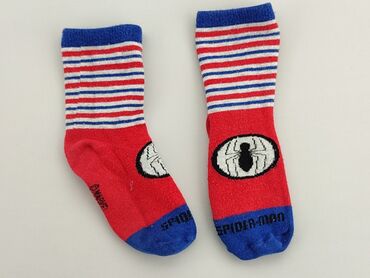 bielizna czerwono czarna: Socks, 16–18, condition - Fair