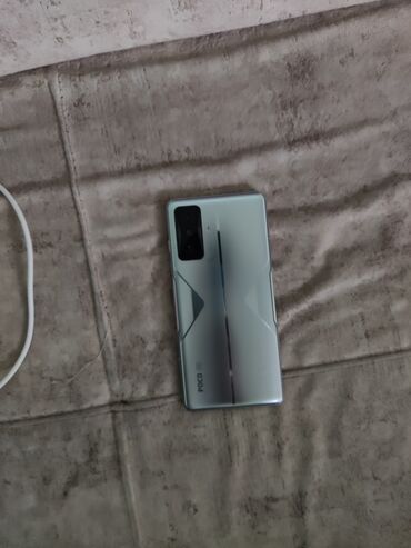 poco x3 baku: Xiaomi Redmi K50 Gaming, 128 GB, rəng - Gümüşü, 
 İki sim kartlı, Face ID, Düyməli