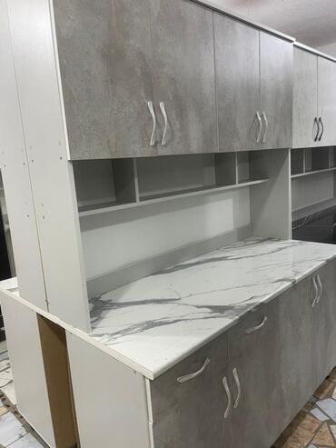 Кухонные гарнитуры: Кухонный гарнитур, Новый, цвет - Белый, ДСП, Бесплатная доставка — 16