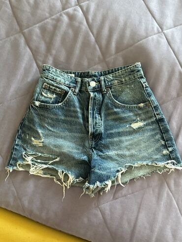 Şortlar: Şort, Zara, XS (EU 34), rəng - Göy