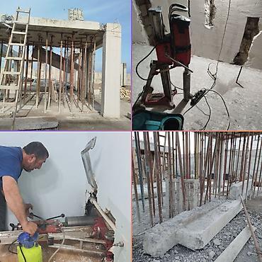 Beton işləri: Beton kəsən beton deşən betonlarin i̇stənilən ölçüdə vəi̇stənilən — 20