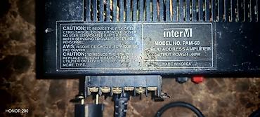 inter m: Inter-M PAM-60 Public Address gücləndirici Xüsusiyyətlər: - Güc — 4