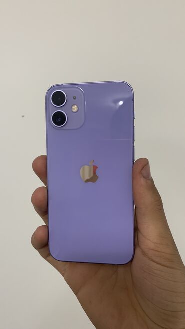 Apple iPhone: IPhone 12 mini, 128 ГБ, Deep Purple, Зарядное устройство, Защитное стекло, Кабель, 78 %