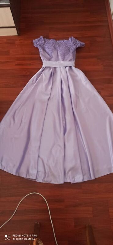 фиолетовый лук: Вечернее платье, Длинная модель, S (EU 36)