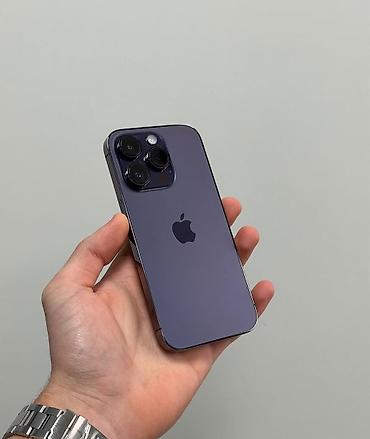 samsung galaxy note 9 ekran: IPhone 14 Pro, 128 GB, Deep Purple, Zəmanət, Simsiz şarj, Face ID — 1