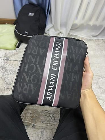 givenchy play: Сумка через плечо Armani Exchange / A|X, черная Компактная городская — 3