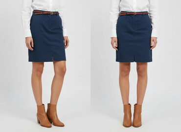 prążkowane spódnice midi: Zara, Women`s skirt, size M