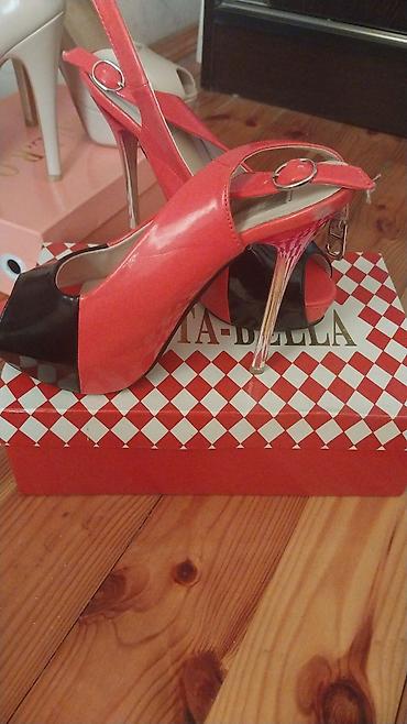 qış ayaqqabı: Qadın açıq burunlu platforma ayaqqabıları - Stil: Slingback (arxa — 1