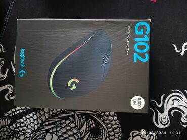 komputer klaviaturasi: Logitech G 102 Sadece 1.5 ay işlenib yeni kimi hediyye verilmişdi men