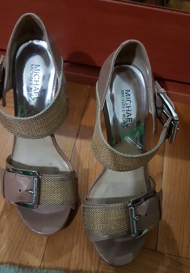 Sandale: MK Michael KORS original kao nove KOZNE sandale - sandalete. Sa strane — 1