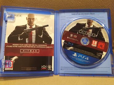 mafia definitive edition: PS4 Hitman Definitive Edition oyun diski ideal vəziyyətdə. Cızığı