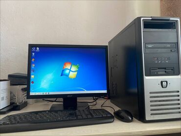 Компьютеры, ноутбуки и планшеты: Компьютер, ядер - 2, ОЗУ 4 ГБ, Для несложных задач, Б/у, AMD Athlon, HDD