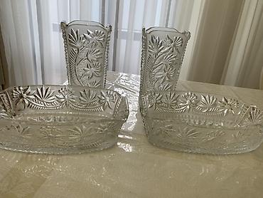 Vazalar: Vaza dəsti, Xrustal — 5